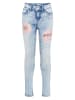 name it Mädchen Jeanshose Pailletten in Blau