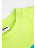 MOKIDA Baumwoll-T-Shirt mit kurzen Ärmeln in limonengrün