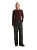 Marc O'Polo Bouclé-Pullover regular in Black Cherry