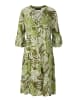Aniston CASUAL Tunikakleid in wollweiß-apfelgrün-khaki