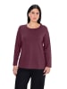 Ulla Popken Shirt in dunkle beere