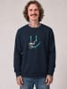 wat? Apparel Sweatshirt Graffiti Astronaut in Dunkelblau