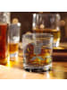 Mr. & Mrs. Panda Whiskey Glas Igel händchenhaltend ohne Spruch in Transparent