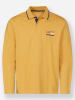 WITT WEIDEN Langarm-Poloshirt in ocker