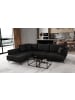 MF Design Lardo Recamiere Links in Schwarz -  (L) 191 x (B) 276 x (H) 90 cm