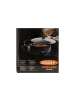 COFI 1453 Elektrische Multifunktionspfanne 42 x 9 cm - Pizzapfanne 1500W in in Schwarz
