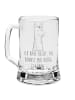 Mr. & Mrs. Panda Gravur Bierkrug Lamakopf Genervt mit Spruch in Transparent