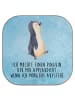 Mr. & Mrs. Panda Bierdeckel Pinguin mHerzieren mit Spruch in Eisblau