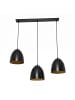 Licht-Erlebnisse Pendelleuchte (B)9 x (L)70 x (T)80 cm in Schwarz Gold