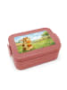 Mr. & Mrs. Panda Bentobox Kuh  Pommes Design ohne Spruch in Rot Pastell