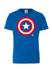 Logoshirt T-Shirt Marvel Comics in blau