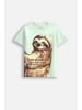 Coccodrillo T-Shirt mit kurzen Ärmeln in olivgrün