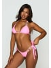 Moda Minx Bikinihose Boujee Tie Side Brazilian Bikini Bottom in pink