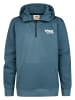Petrol Industries Millpark Hoodie mit kurzem Reißverschluss in Blau