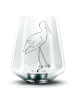 Mr. & Mrs. Panda Gravur Teelicht Storch ohne Spruch in Transparent