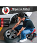 COSTWAY Werkstatthocker mit Rollen in Rot