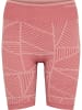 Hummel Hummel Tight Kurze Hose Hmlmt Yoga Damen Atmungsaktiv Schnelltrocknend Nahtlosen in WITHERED ROSE/ROSE TAN MELANGE