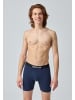 SNOCKS Lange Boxershorts in Mix (Rot/Olive/Blau)