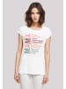 F4NT4STIC T-Shirt Muttertag Feiern Sie die Mama in weiß