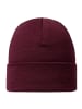Buff Merino Heavyweight Beanie in Weinrot