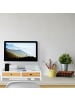 relaxdays Monitorständer in Weiß/Natur