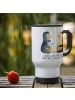 Mr. & Mrs. Panda Thermotasse Pinguin Pärchen mit Spruch in Weiß