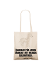 Mr. & Mrs. Panda Schultertasche Dalmatiner Moment mit Spruch in Creme