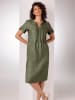 creation L Sommerkleid in khaki-meliert