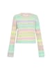myMo Sweater in lime multicolor