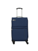 D&N Travel Line 6704 4-Rollen Trolley 65 cm in blau