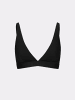 Erlich Textil  CASUAL COTTON PLUNGE BH IM 2er PACK in schwarz