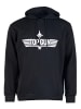 TOP GUN Kapuzenpulli PP201018 in black