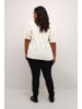 KAFFE curve Kurzarm-Bluse KCvicca Regular fit in Turtledove