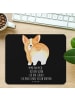 Mr. & Mrs. Panda Mousepad Corgi Po mit Spruch in Schwarz