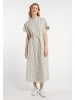 DreiMaster Damen Blusenkleid in Hellbeige Marine