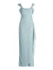 Vera Mont Abendkleid im Glitzer-Look in Mint/Silver