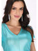 faina Women Dress in aqua