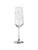 Mr. & Mrs. Panda Graviertes Sektglas Einhorn Nashorn ohne Spruch in Transparent