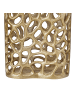 Beliani Dekovase SANCHI in Gold - (W) 17 x (H) 33 x (L) 8 cm
