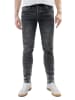 Jaylvis Denim Jeans mit Kontrastnähten und Stretch in Grau