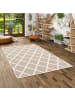 Pergamon In & Outdoor Teppich Flachgewebe Campus Modern in Beige