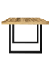 58 aufm Kessel ESSTISCH Elgin 3 210x80x100 Metall+Holzwerkstoff Schwarz/Plankeneiche