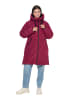 Steppjacke in weinrot