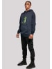 F4NT4STIC Hoodie Süßer grüner Dino in marineblau
