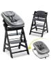 Hauck Alpha Plus 4-tlg. Newborn Set - Hochstuhl in schwarz,grau