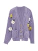 ebeeza Damen Strickjacke in Lavendel