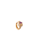 faina Women Huggie Earrings in Rose Gold Purple