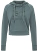 super.natural Merino Hoodie in graugrün