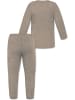 Normani Outdoor Sports Baby Merino Set Wollpullover und Unterhose in Beige