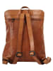 SPIKES & SPARROW Rucksack echt Leder in cognac